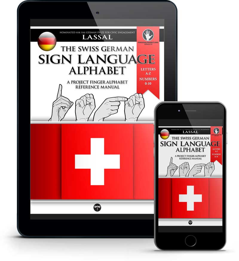 DSGS German-Speaking Switzerland Sign Language Alphabet Reference Guide by Project FingerAlphabet