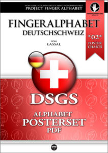 Fingeralphabet Deutschschweiz, DSGS Handalphabet Posterset Charts 02 PDF von Lassal für Project FingerAlphabet von Lassal