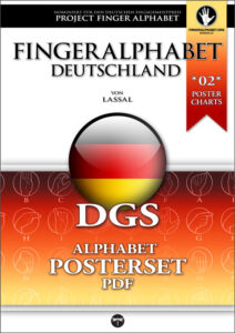 Fingeralphabet Deutschland, DGS Handalphabet Posterset Charts 02 PDF von Lassal für Project FingerAlphabet von Lassal
