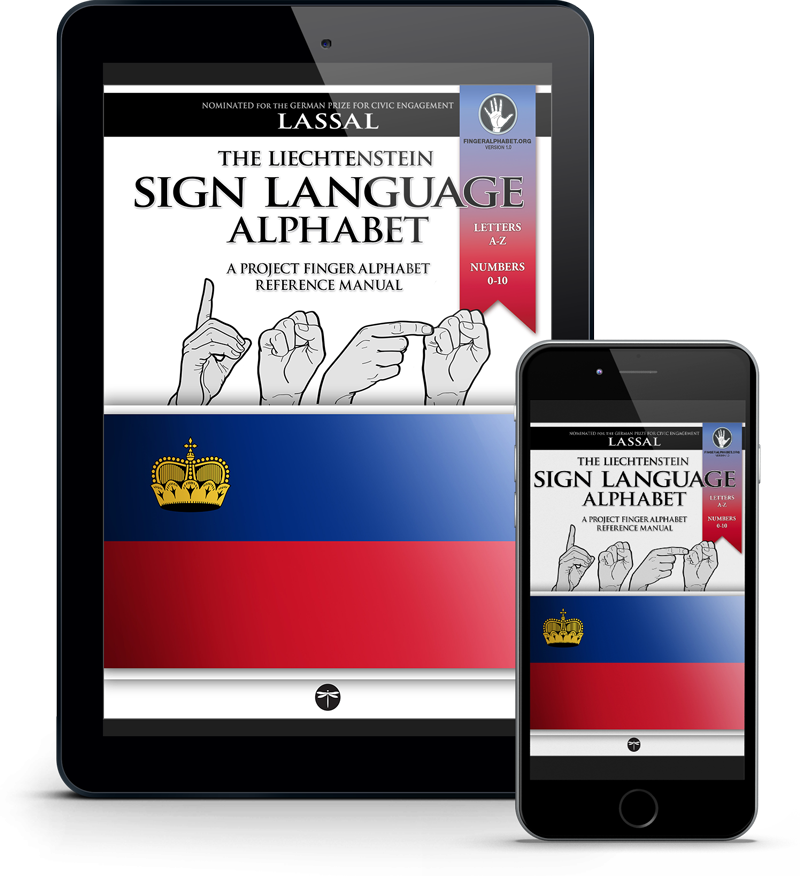 Liechtenstein Sign Language Alphabet Manual by Project FingerAlphabet