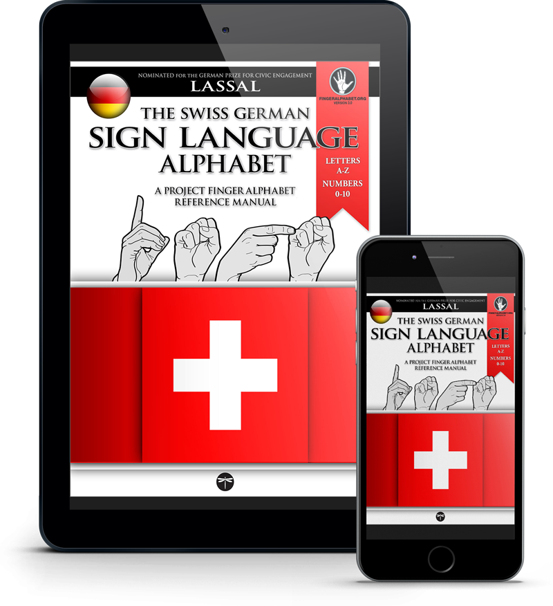 DSGS Swiss Sign Language Alphabet Reference Guide by Project FingerAlphabet